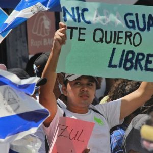 No Más represión al pueblo en Nicaragua