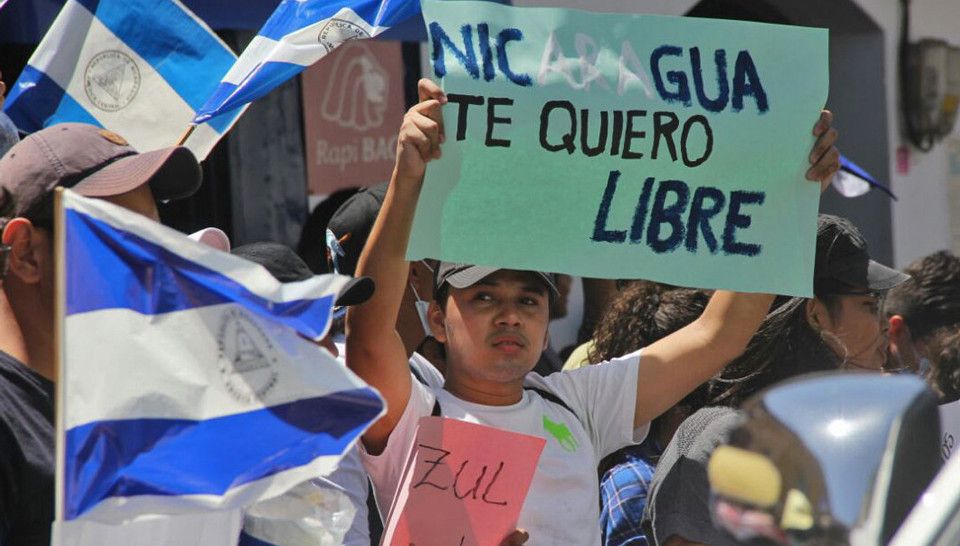 No Más represión al pueblo en Nicaragua