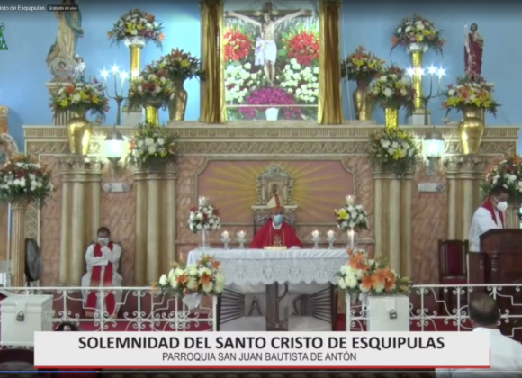 Fieles de Antón celebraron su devoción y fe al Cristo de Esquipulas Fieles de Antón celebraron su devoción y fe al Cristo de Esquipulas
